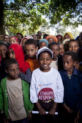 Jimma region boy Niak Girma, 13, talks about trachoma and thanks the Fred Hollows Foundation for its work.  