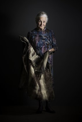 Olga and her blanket, (2015),
Katherine Griffiths.
