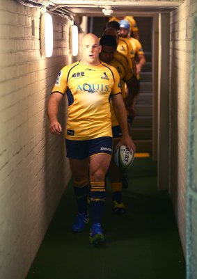 Brumbies co-captain Stephen Moore is leading the Super Rugby title favourites.
