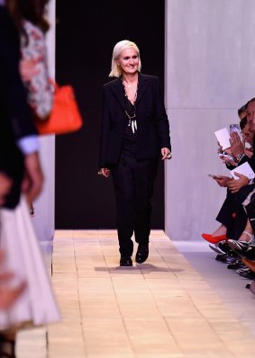 Maria Grazia Chiuri, the first woman to become the head designer for Christian Dior. 