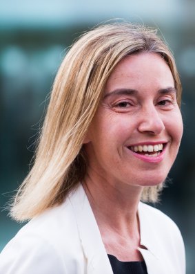EU High Representative for Foreign Affairs and Security Policy, Federica Mogherini in Vienna on Sunday.