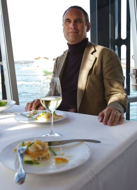 A.A. Gill at the Quay restaurant in 2011.