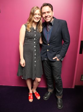 Bella Heathcote with Brendan Cowell, her co-star in <i>Beneath Hill 60</i>.