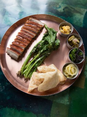 Share-friendly barbecue pork belly.