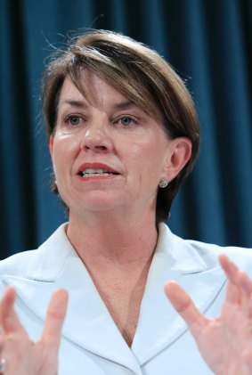 In the 2012 campaign, Anna Bligh promised jobs for “100,000 breadwinners in 100,000 Queensland homes”.