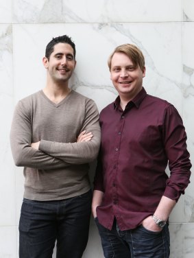 Ben Lipschitz and Tim Chandler, two of the three co-founders of FoodByUs.