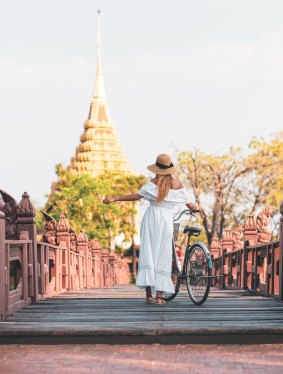 Exploring Thailand by bike.