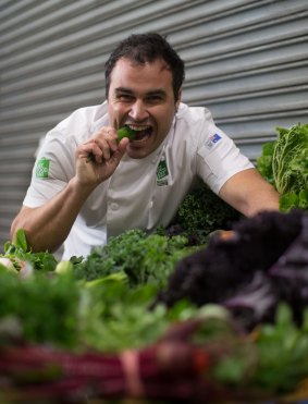 Miguel Maestre is a guest at Floriade over the weekend.