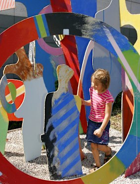 The children's sculpture garden.