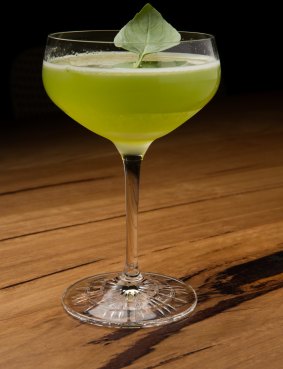 The Basilico cocktail.