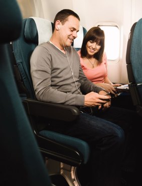 你不可能耗尽的娱乐选择新西兰航空的波音767。