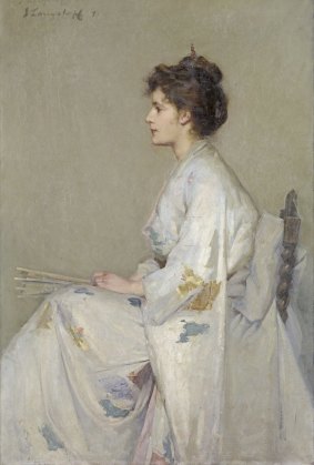 John Longstaff's <i>Lady in Grey</i> (1890).