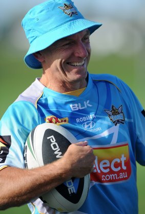 Solid gold: Titans coach Neil Henry.