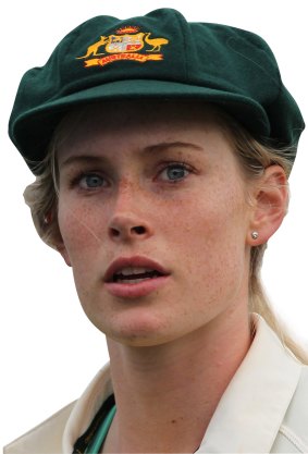 Southern Star and Brisbane Heat fast bowler - and now Brisbane Times writer - Holly Ferling.