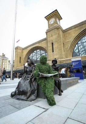 One of the sights at the King's Cross launch.