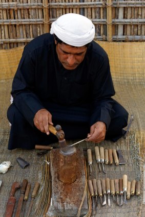 Step back in time: A knife manufacturer in Dubai.