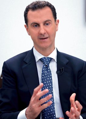 Syria's President Bashar al-Assad speaks with the Hong Kong-based Phoenix TV station.