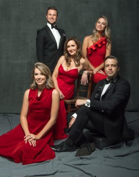 Performers with the company, from left, Amy Lehpamer, Rohan Browne, Marina Prior, Christie Whelan-Browne and Simon Gleeson.