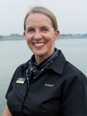 Paula Harrigan, cruise director on board the Scenic Spirit.