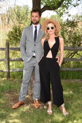 Joshua Jackson and Diane Kruger attend the Eighth-Annual Veuve Clicquot Polo Classic at Liberty State Park on May 30, 2015 in Jersey City, New Jersey. 