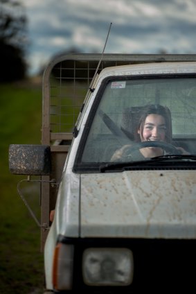 Charlotte Verley has been driving on the family farm since she was 13 or 14.