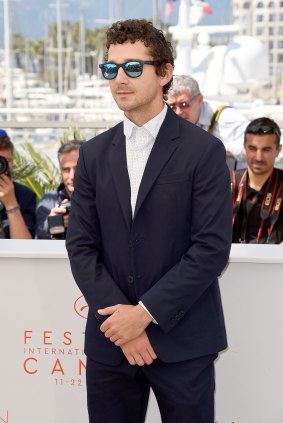 There was no craziness from Shia LaBeouf at this year's Cannes Film Festival – unless wearing mirrored sunglasses counts as crazy.