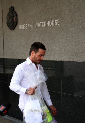 Michael John Morris is released from the Brisbane Watchhouse on bail.