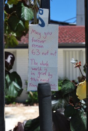 Tributes for Phillip Hughes are appearing around the country.
