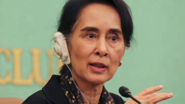 Myanmar's foreign minister Aung San Suu Kyi refuses to use the name Rohingya.