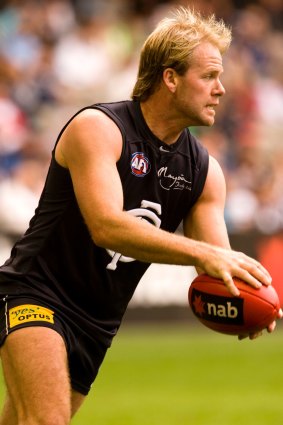 Stevens in his playing days at Carlton.