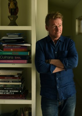 Actor-turned-author Richard Roxburgh at home.