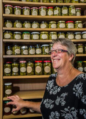 Annette Bunfield fills her pantries with homemade preserves.