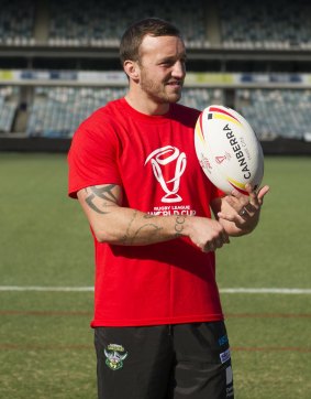 Raiders Josh Hodgson is ready to play 80 minutes at dummy-half on Saturday with Kurt Baptiste out injured.
