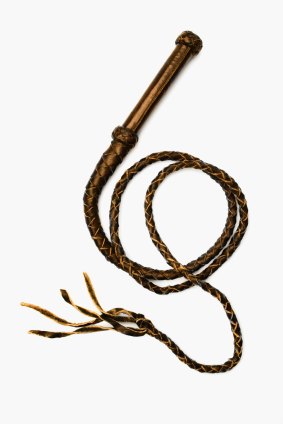A brown leather whip reminded me of the life my childhood had picked for me.