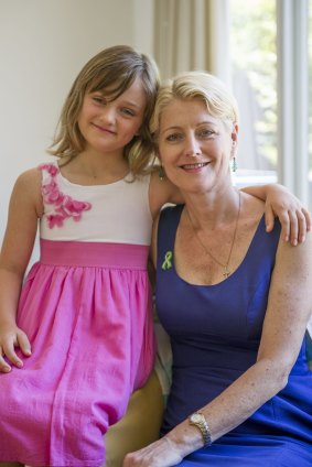 Marie Huttley-Jackson and daughter Genavieve, 8, who has been diagnosed with Lyme disease.