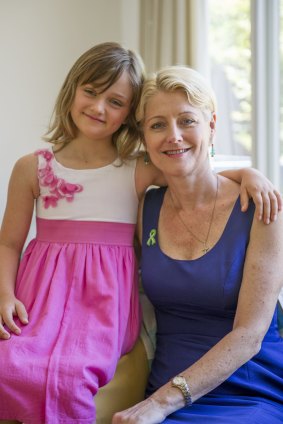 Marie Huttley-Jackson with her  daughter Genavieve, 8, who has been diagnosed with Lyme disease, or Lyme-like illness.