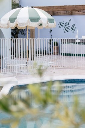 Motel Molly's pint-sized pool.
