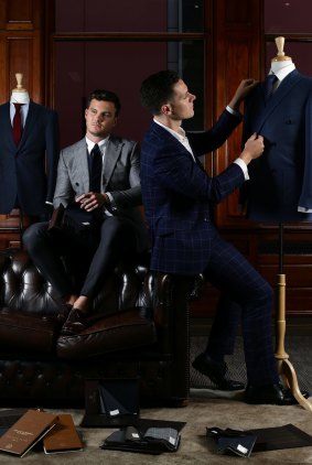 Robin McGowan and James Wakefield came up with the idea for Insitchu when they were buying suits for their corporate jobs. 