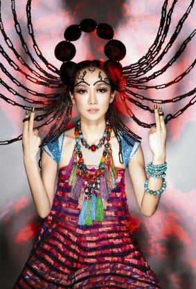 Chinese pop star Sa Dingding.