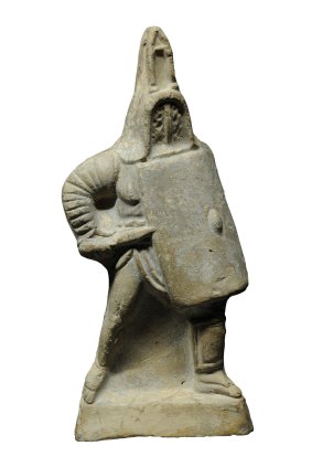 Statuette of a Gladiator from Murmillo, first century CE