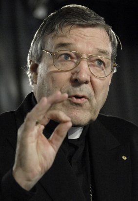 Cardinal George Pell speaks at the National Press Club in Canberra in October  2007, on the subject of World Youth Day.