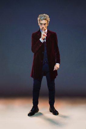 Peter Capaldi as the Doctor in Doctor Who.