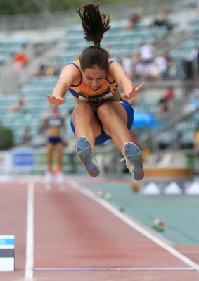 Claire Yung, long jumper and long jump researcher.