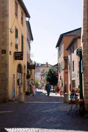 A typical street in the town of Cluny, in Burgundy