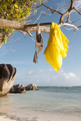 A deserted tropical island,  a beach towel and plenty of SPF 30 - time to strip off.