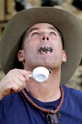 Shane Warne in <i>I'm A Celebrity Get Me Out Of Here!</i>.
