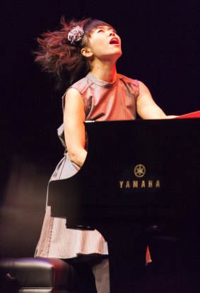 Japanese pianist Hiromi.