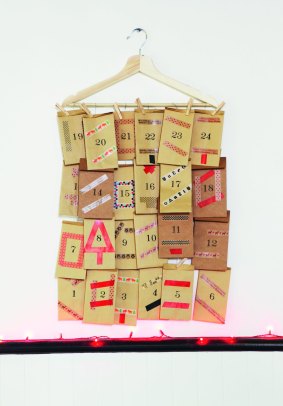 Christmas advent calendar from Styling Made Simple by Sydney-based stylist Katy Holder.