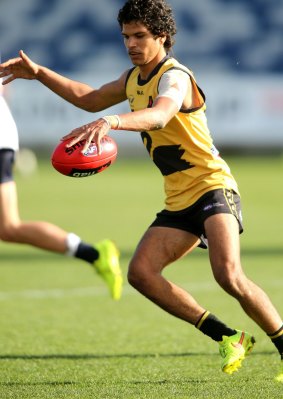 Sam Petrevski-Seton's smooth skills have earned comparisons with Cyril Rioli and Chad Wingard.