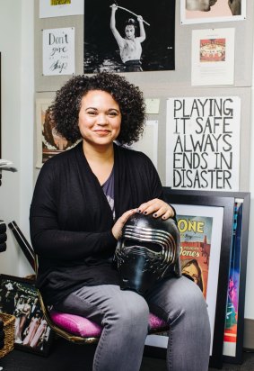Kiri Hart, vice president of development at Lucasfilm's story group, in her office in San Francisco.